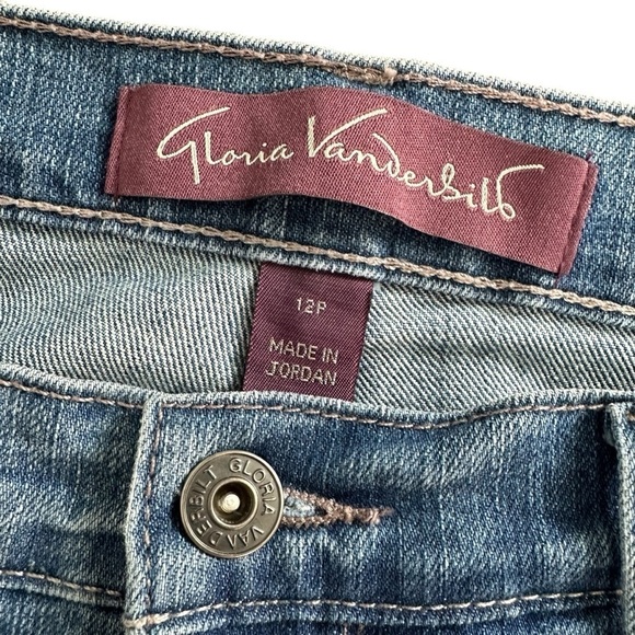 Gloria Vanderbilt High-Waist Amanda Classic Jeans, 12P Short - Picture 3 of 10